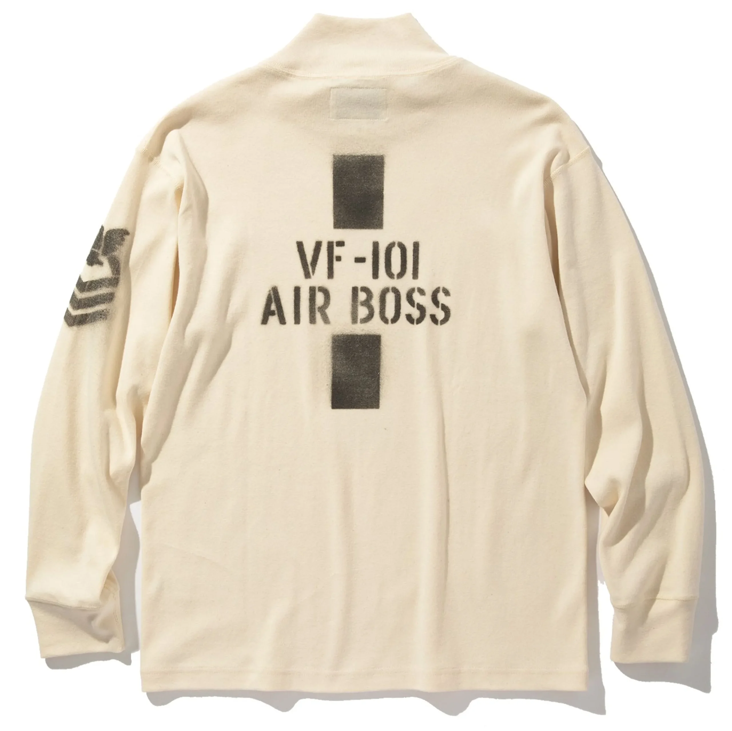 Thermal Shirts-The Real McCoy's Flight Deck Jersey / Air Boss White