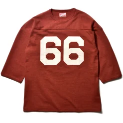 T-Shirts-Joe McCoy Football Tee / 66 Brick Red