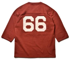 T-Shirts-Joe McCoy Football Tee / 66 Brick Red