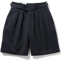 Shorts-The Real McCoy's Gurkha Shorts 140 Navy