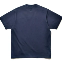 T-Shirts-Joe McCoy Gusset T-Shirt 140 Navy