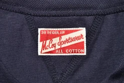 T-Shirts-Joe McCoy Gusset T-Shirt 140 Navy