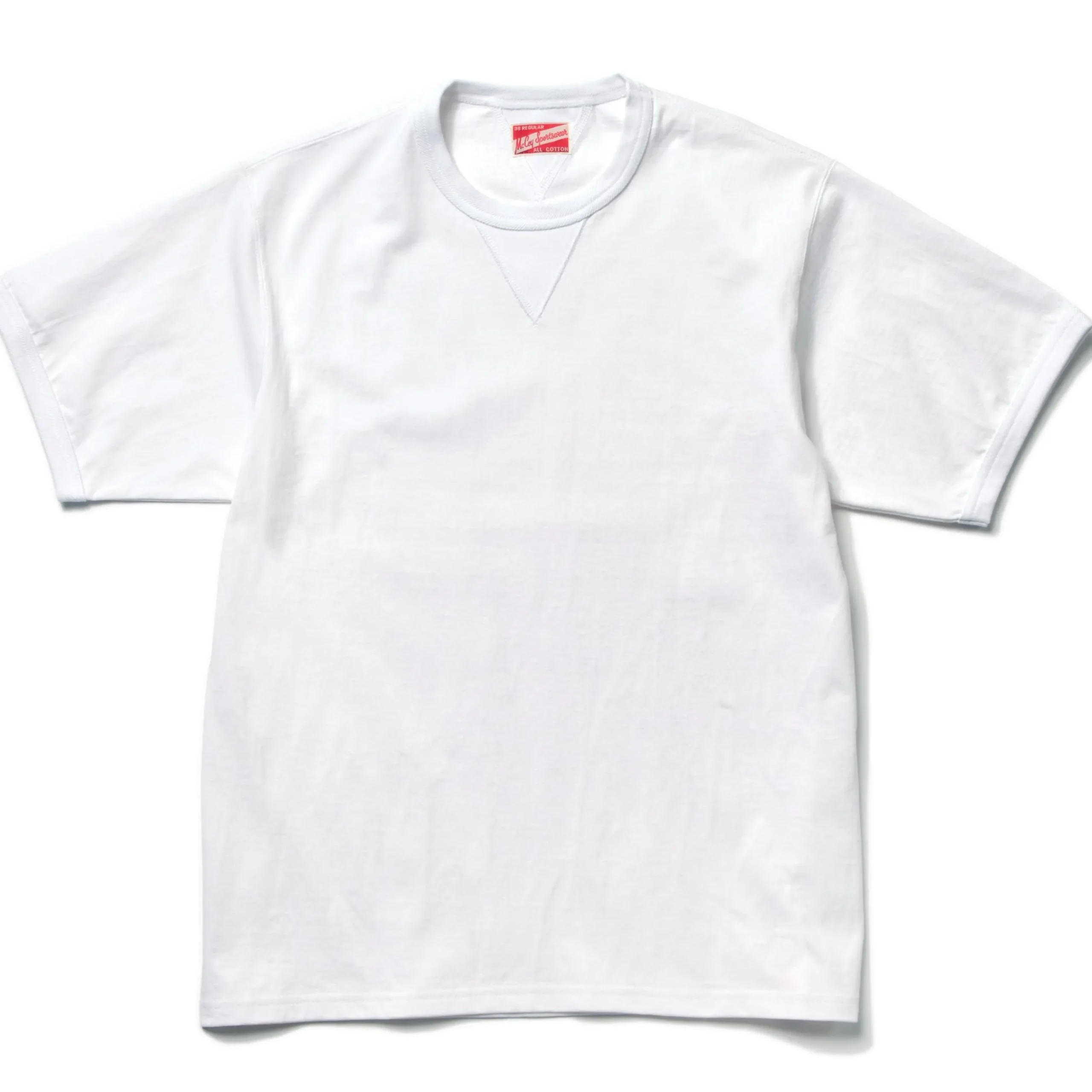 T-Shirts-Joe McCoy Gusset T-Shirt 010 White