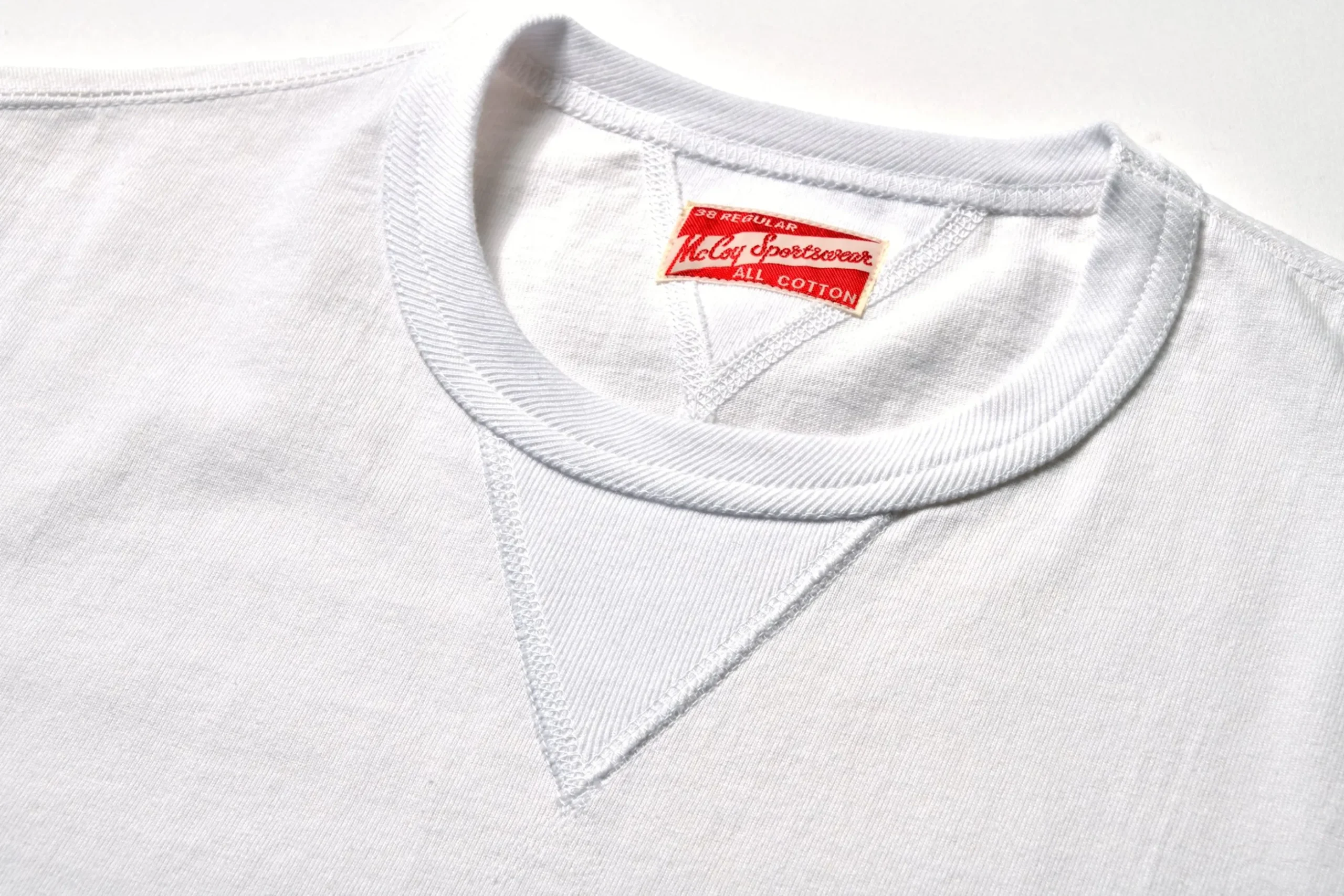 T-Shirts-Joe McCoy Gusset T-Shirt 010 White