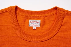 T-Shirts-Joe McCoy Heavy Cotton Slub Jersey / East End Ac 071 Tangerine