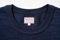 T-Shirts-Joe McCoy Heavy Cotton Slub Jersey / East End Ac 140 Navy