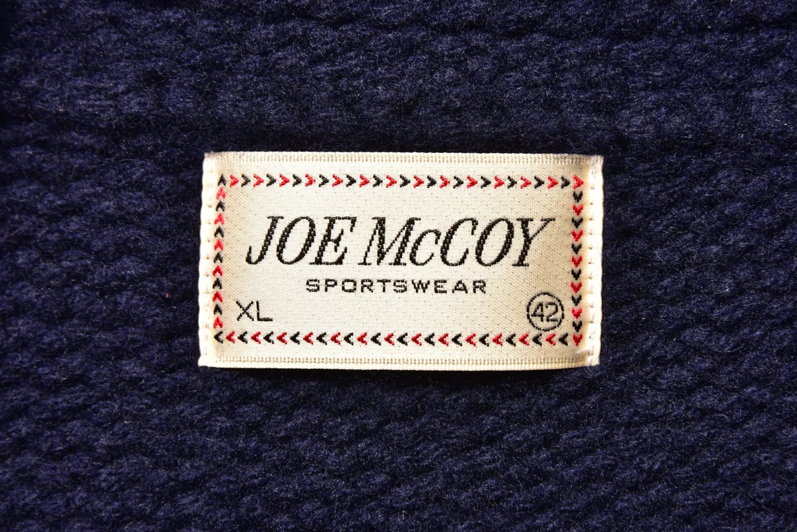 Knitwear-Joe McCoy Heavy Wool Cashmere Sweater Navy