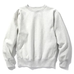 Sweatshirts-Joe McCoy Heavyweight Crewneck Sweatshirt 027 Silver Grey