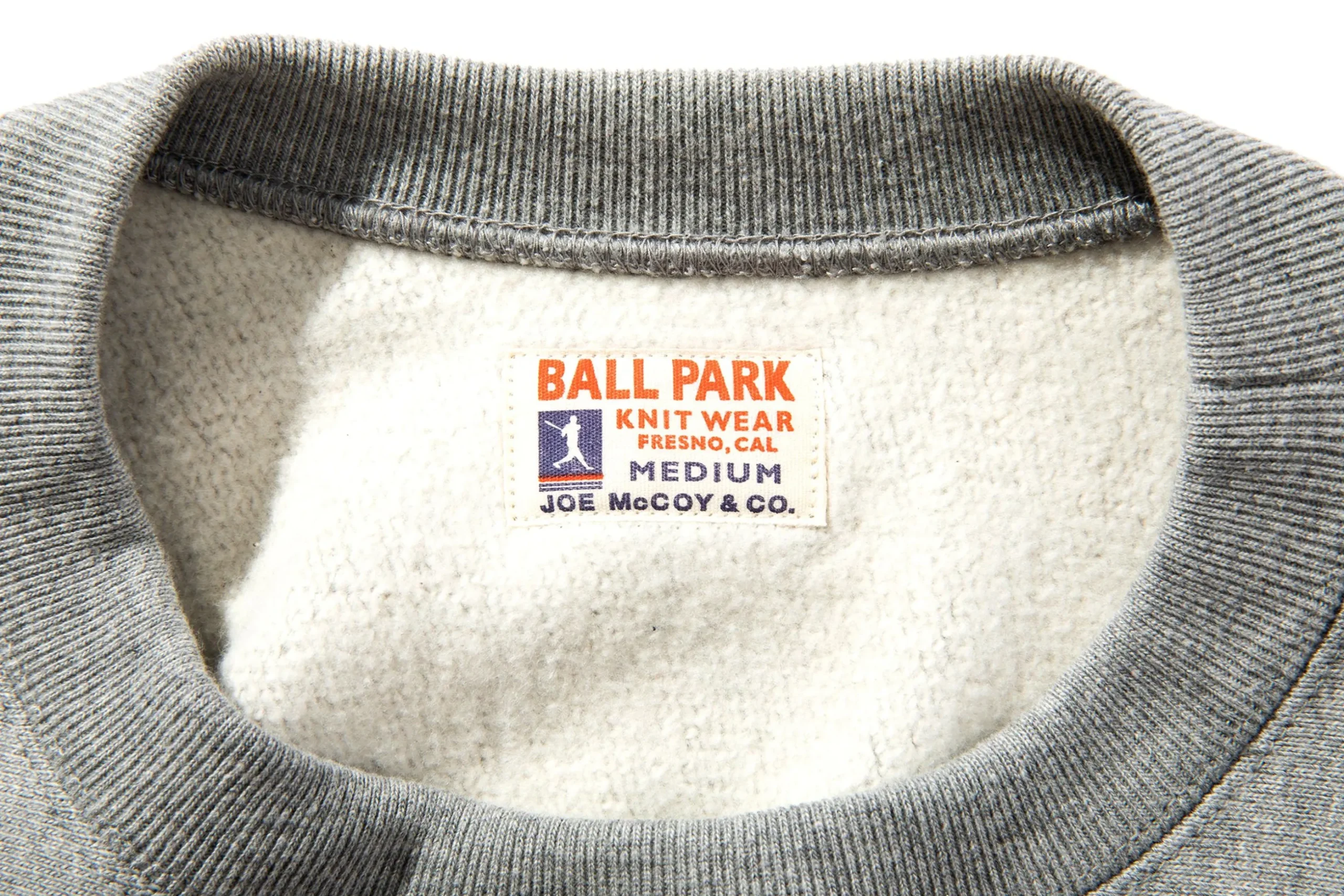Sweatshirts-Joe McCoy Heavyweight Crewneck Sweatshirt 021 Mid Grey