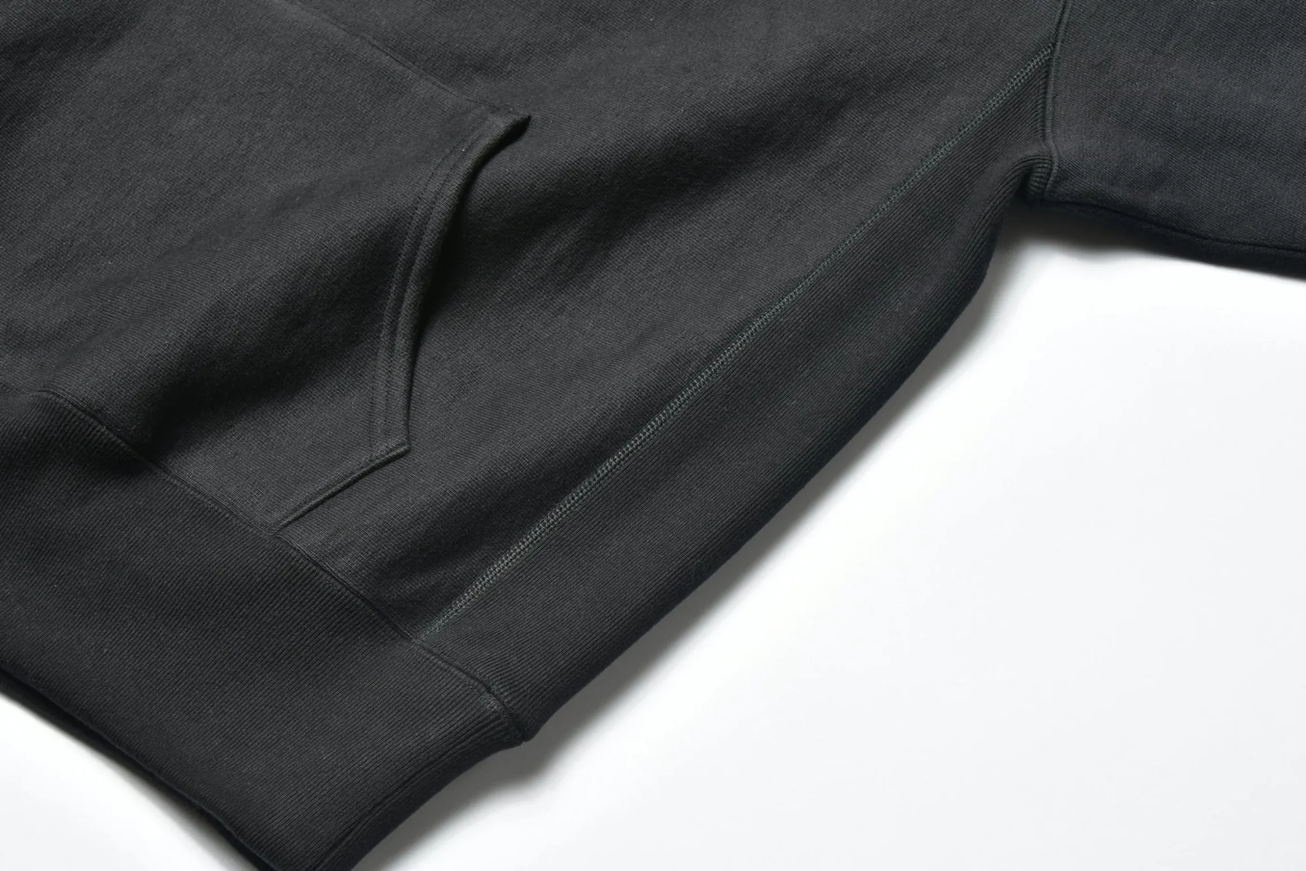 Sweatshirts-Joe McCoy Heavyweight Hooded Sweatshirt 030 Black