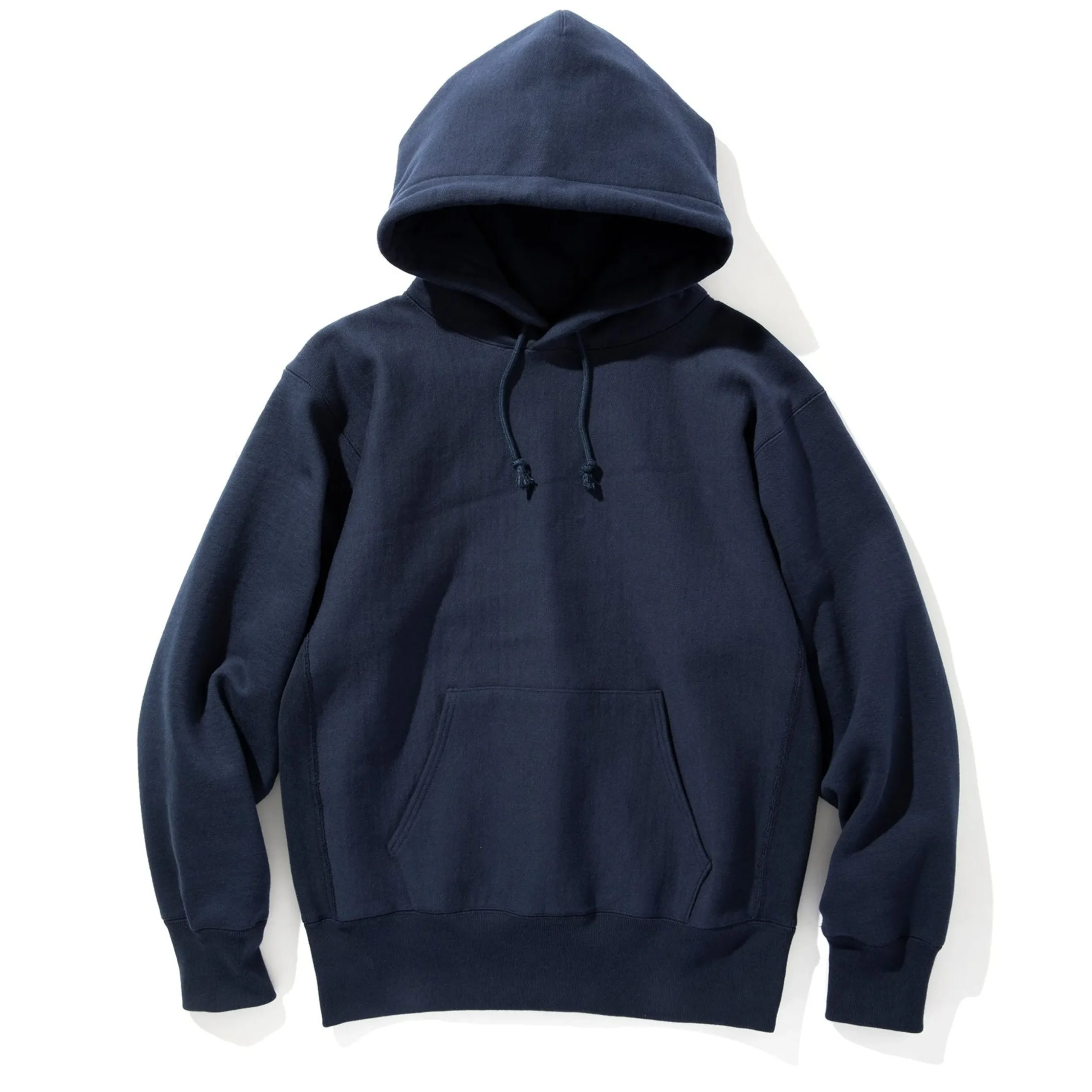 Sweatshirts-Joe McCoy Heavyweight Hooded Sweatshirt 140 Navy
