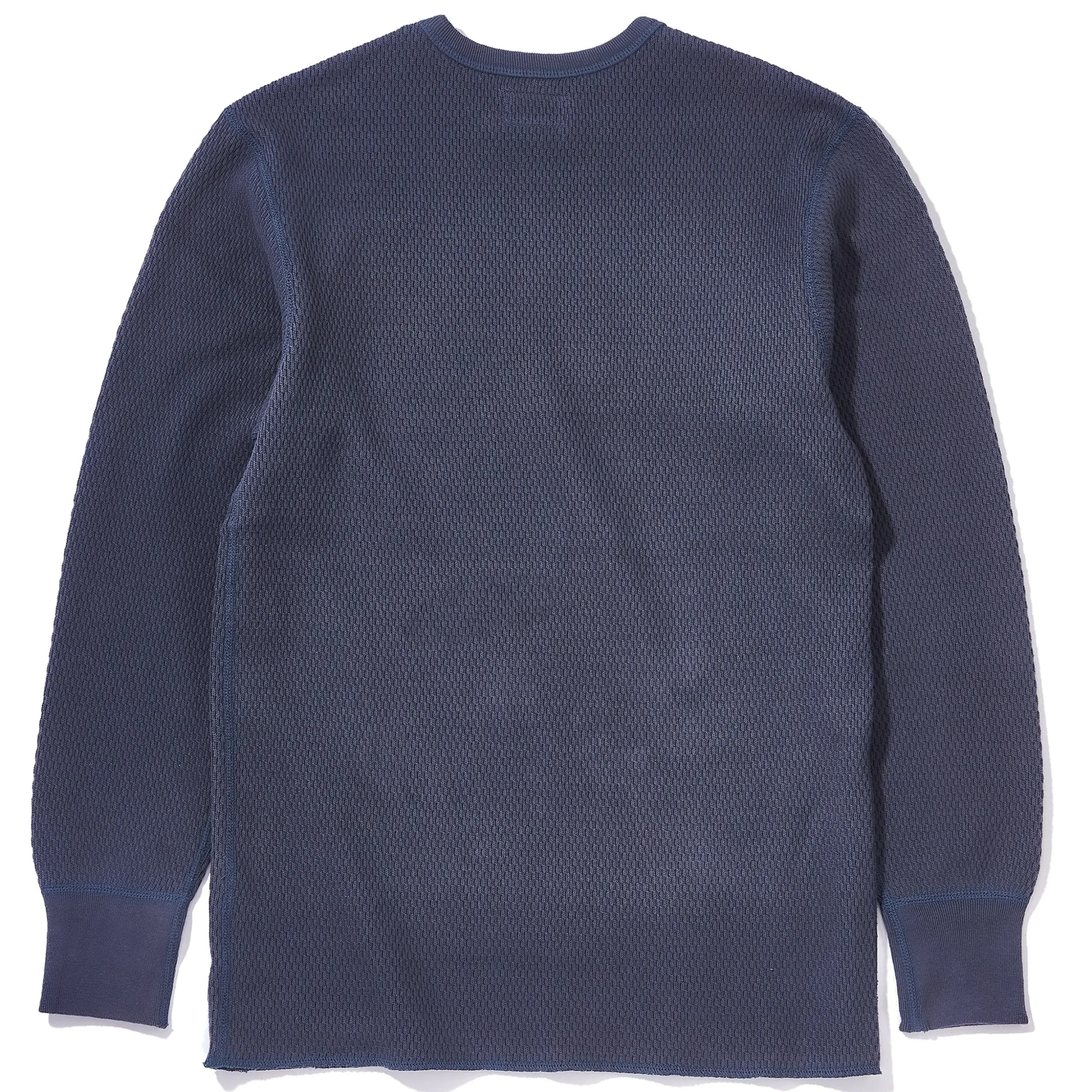 Thermal Shirts-Joe McCoy Honeycomb Thermal Shirt Ink Blue