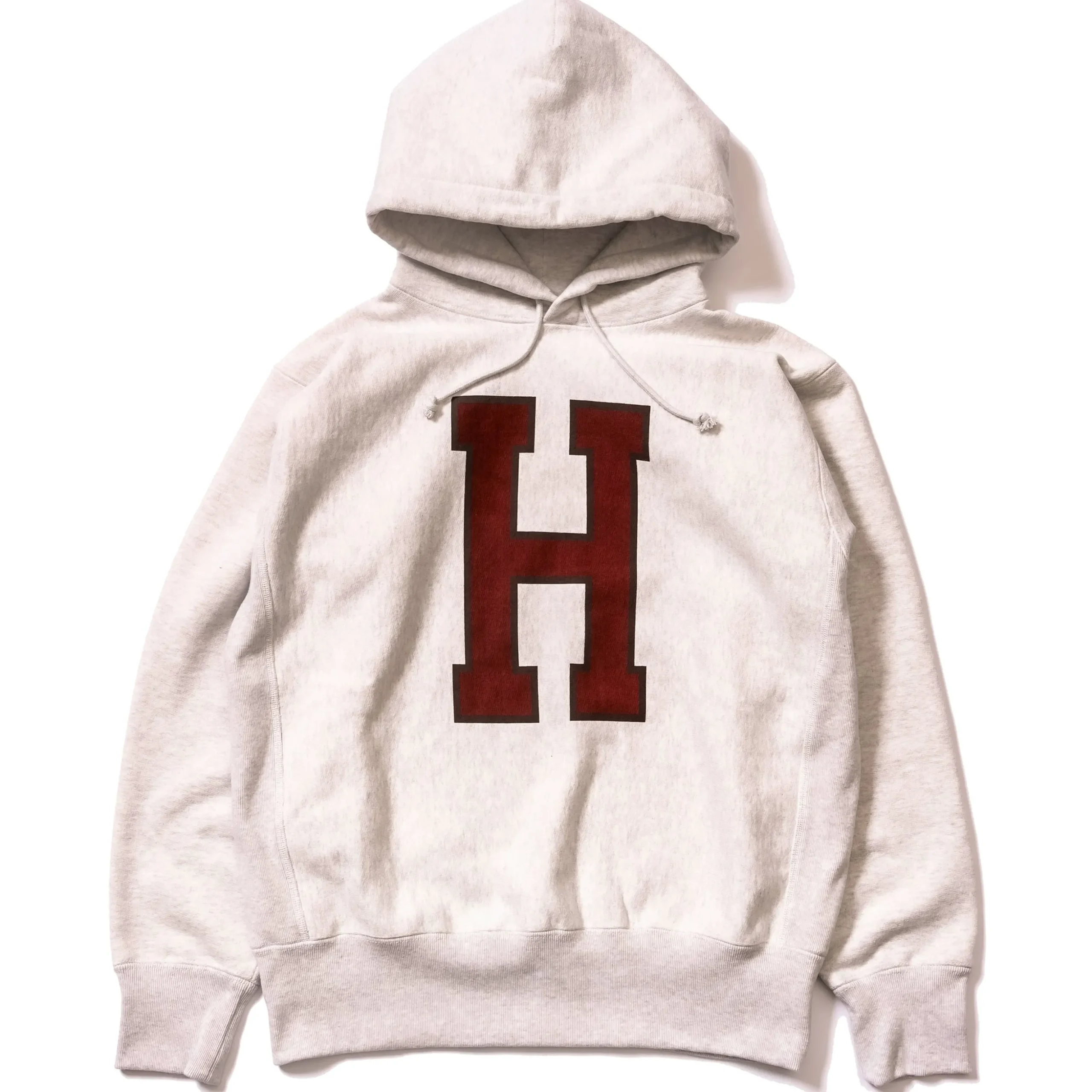 Sweatshirts-Joe McCoy Hooded Sweatshirt / 'H' Silver Gray