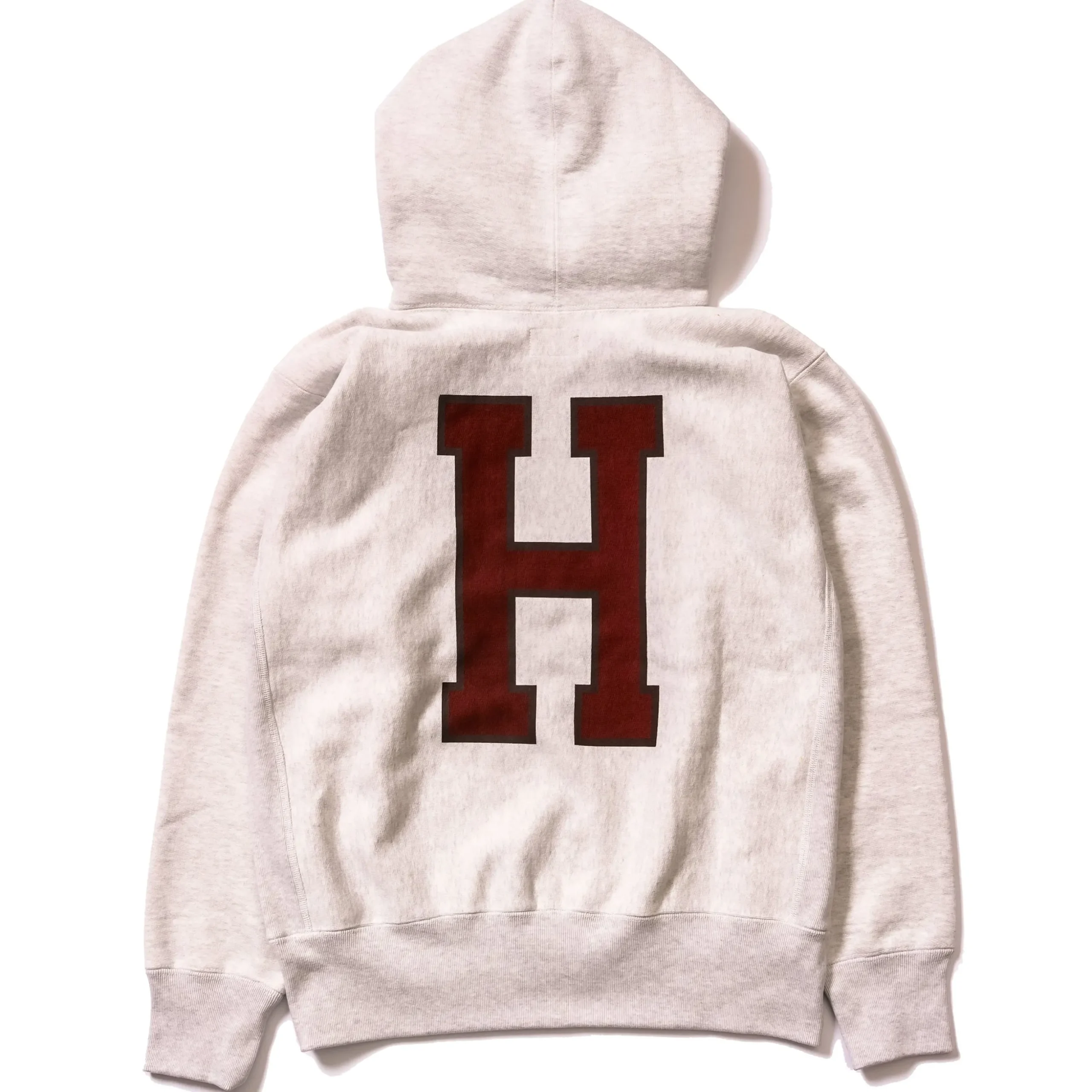 Sweatshirts-Joe McCoy Hooded Sweatshirt / 'H' Silver Gray