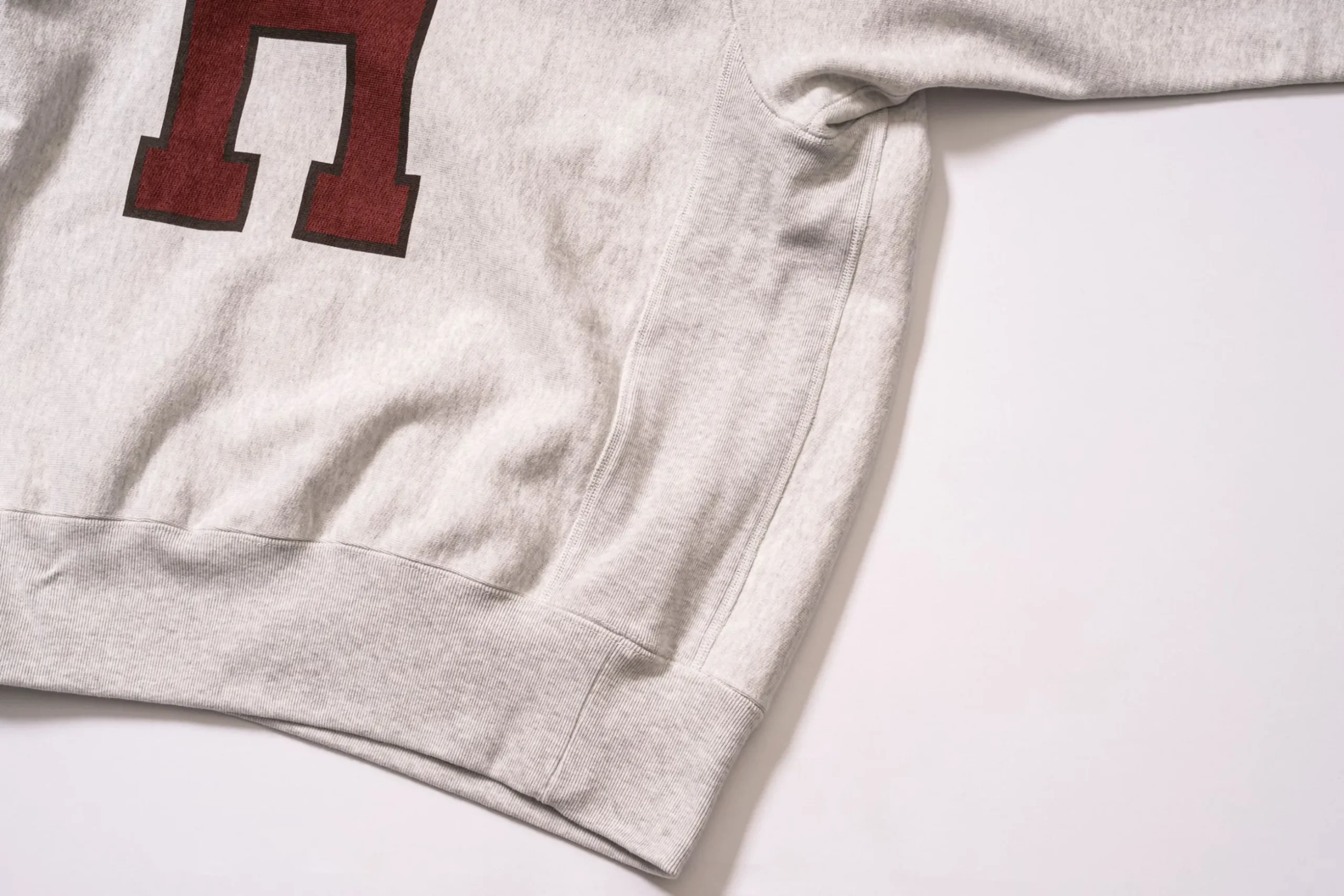 Sweatshirts-Joe McCoy Hooded Sweatshirt / 'H' Silver Gray