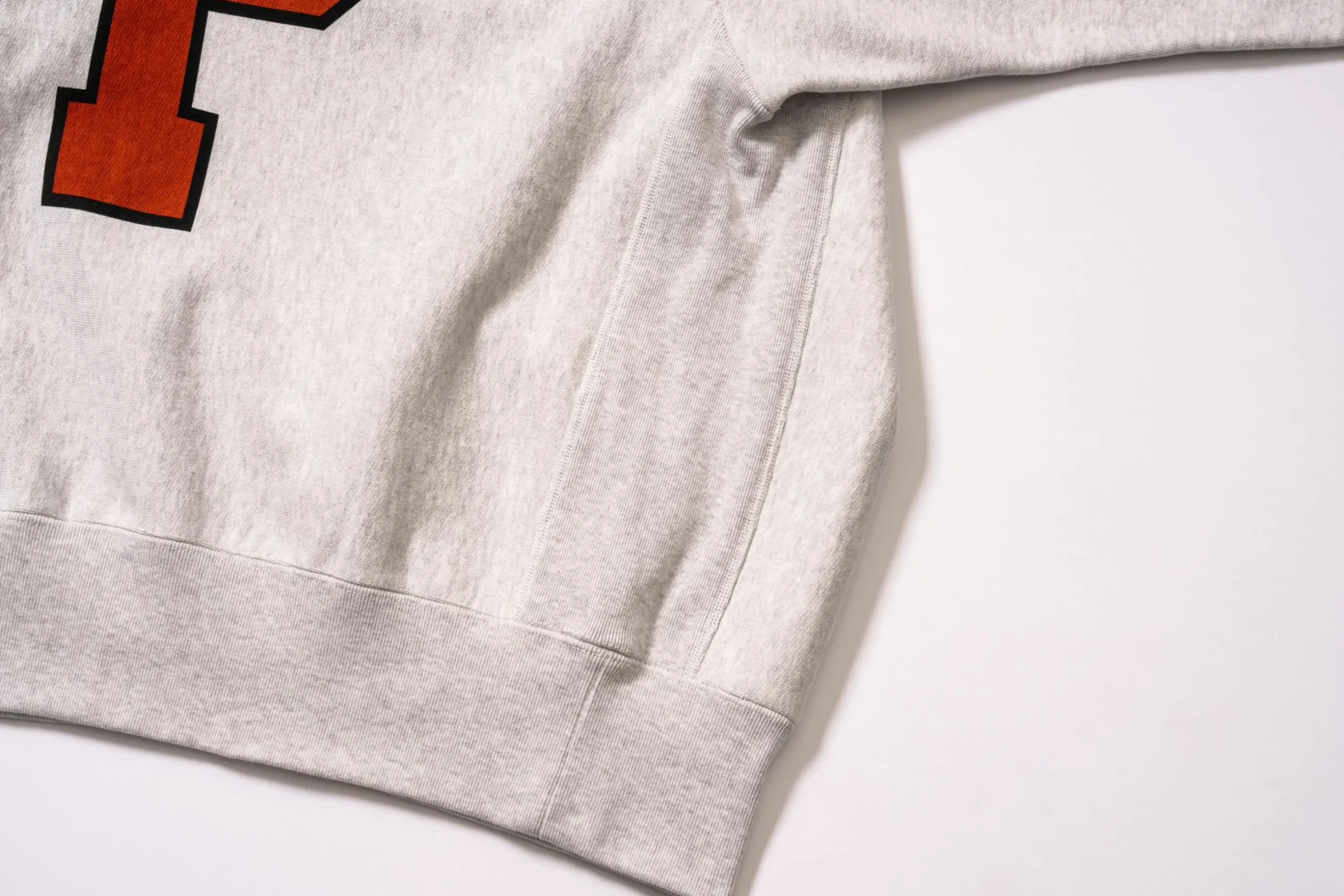 Sweatshirts-Joe McCoy Hooded Sweatshirt / 'P' Silver Gray