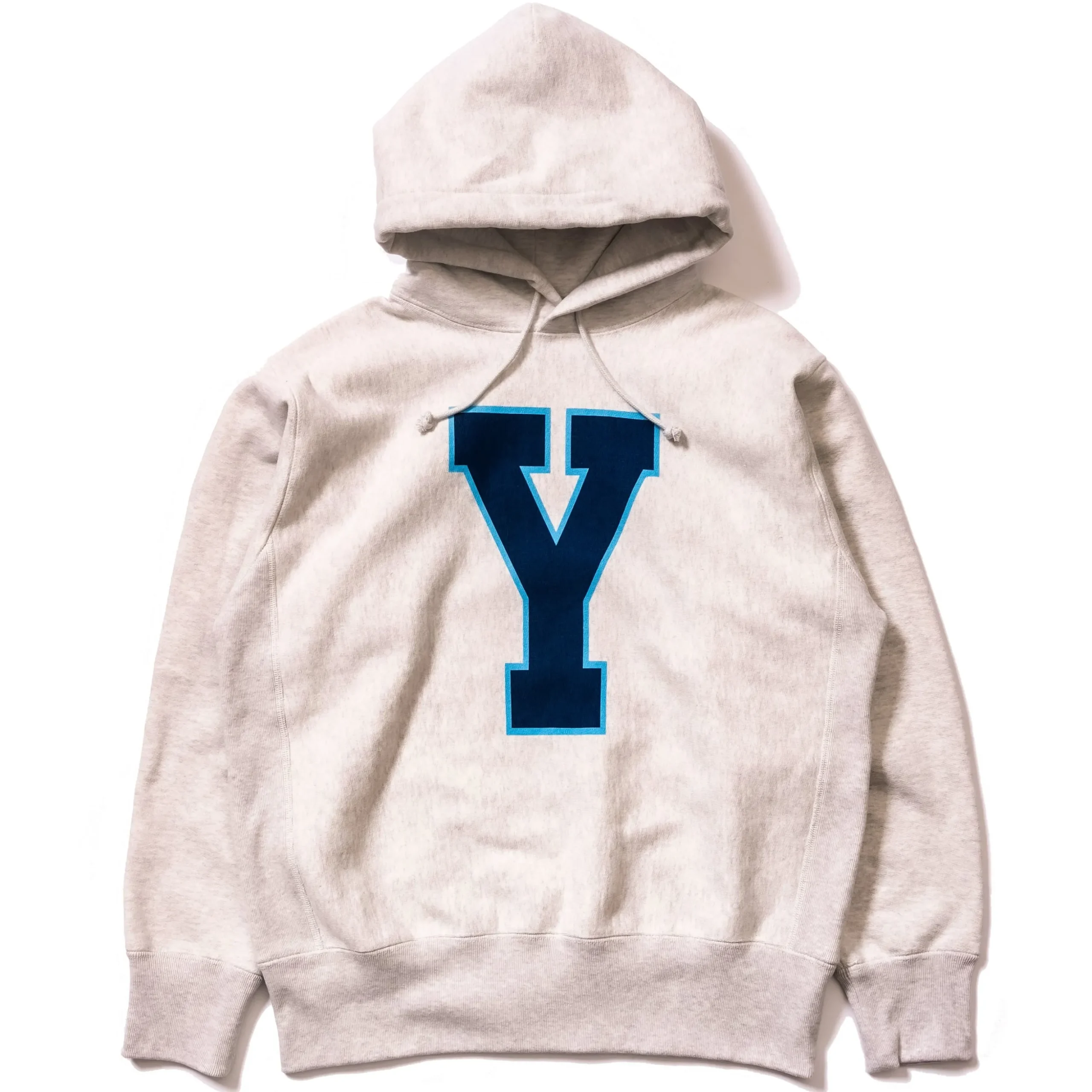 Sweatshirts-Joe McCoy Hooded Sweatshirt / 'Y' Silver Gray