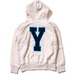 Sweatshirts-Joe McCoy Hooded Sweatshirt / 'Y' Silver Gray