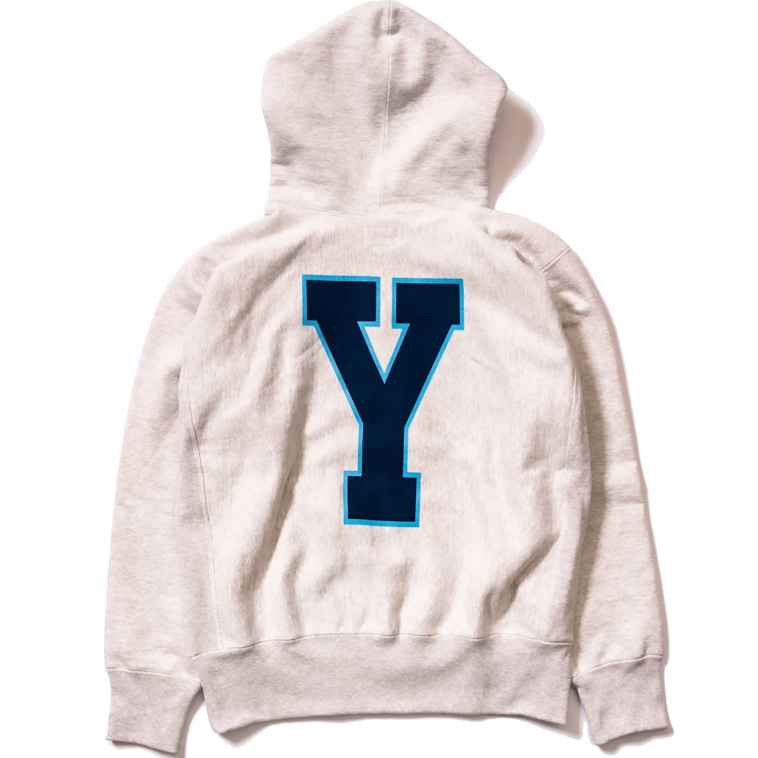Sweatshirts-Joe McCoy Hooded Sweatshirt / 'Y' Silver Gray