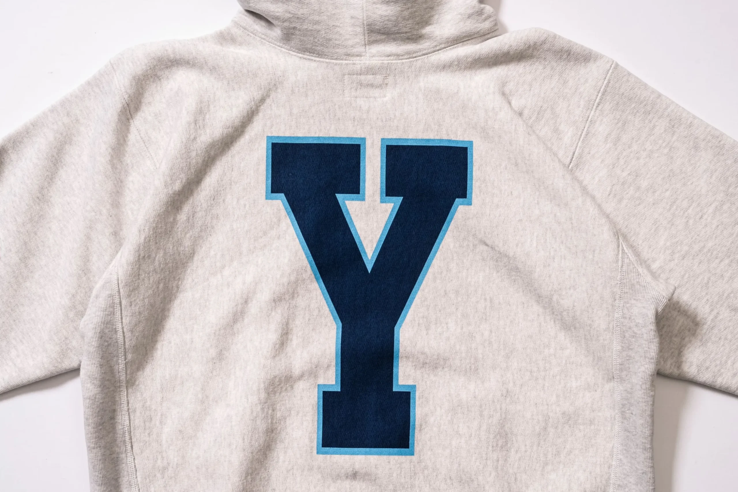 Sweatshirts-Joe McCoy Hooded Sweatshirt / 'Y' Silver Gray