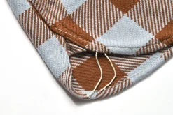 Shirts-Joe McCoy 8Hu Buffalo Check Flannel Shirt 311 Saxe Brown