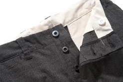 Pants-Joe McCoy 8Hu Chambray Trousers 26 Salt & Pepper