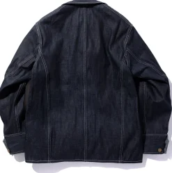 Denim-Joe McCoy 8Hu Denim Chore Coat Indigo