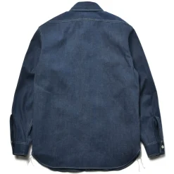 Shirts-Joe McCoy 8Hu Denim Serviceman Shirt 141 Indigo