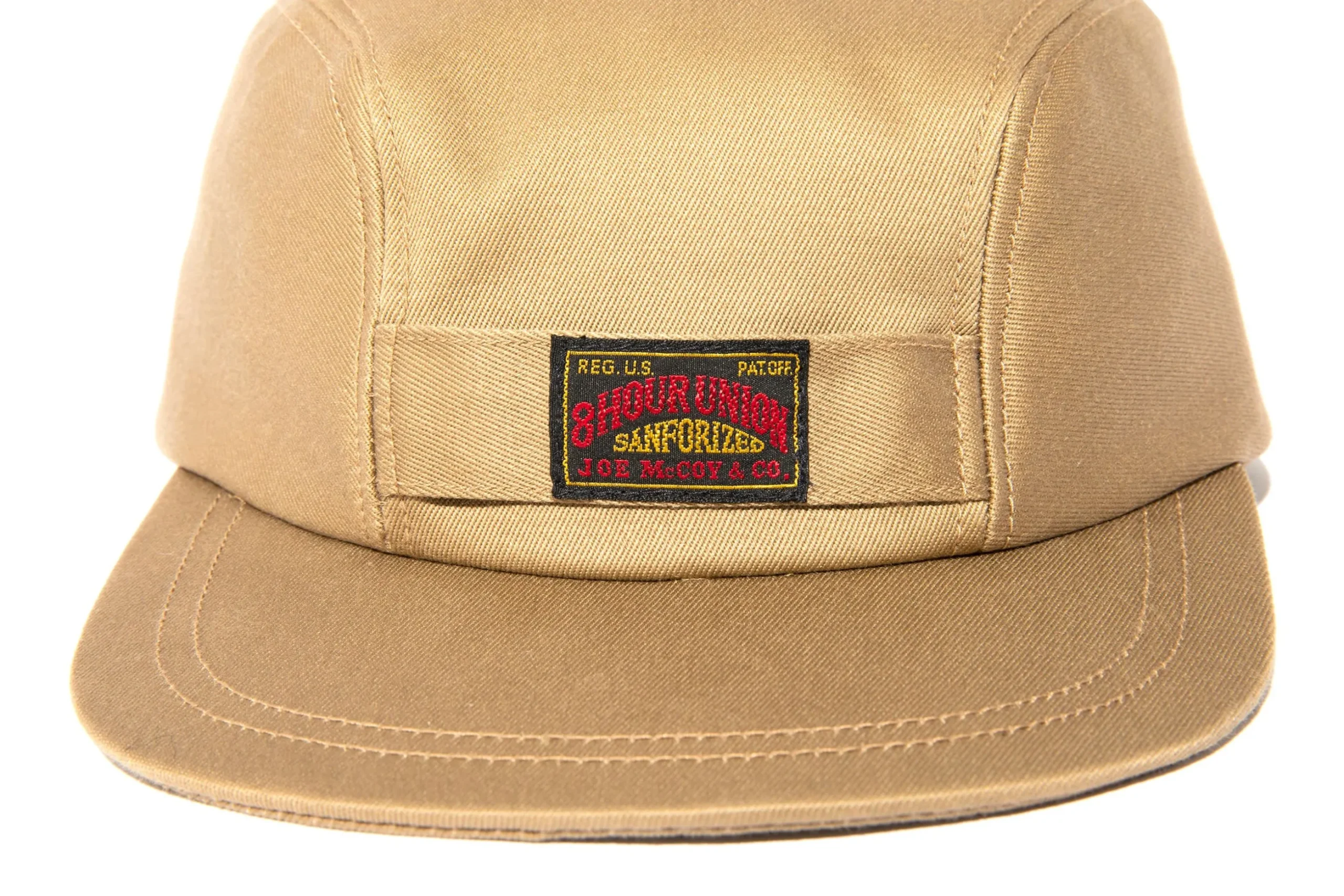 Hats-Joe McCoy 8Hu Heavy Cotton Drill Work Cap Khaki