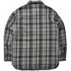 Shirts-Joe McCoy 8Hu Heavy Weight Flannel Shirt 020 Gray
