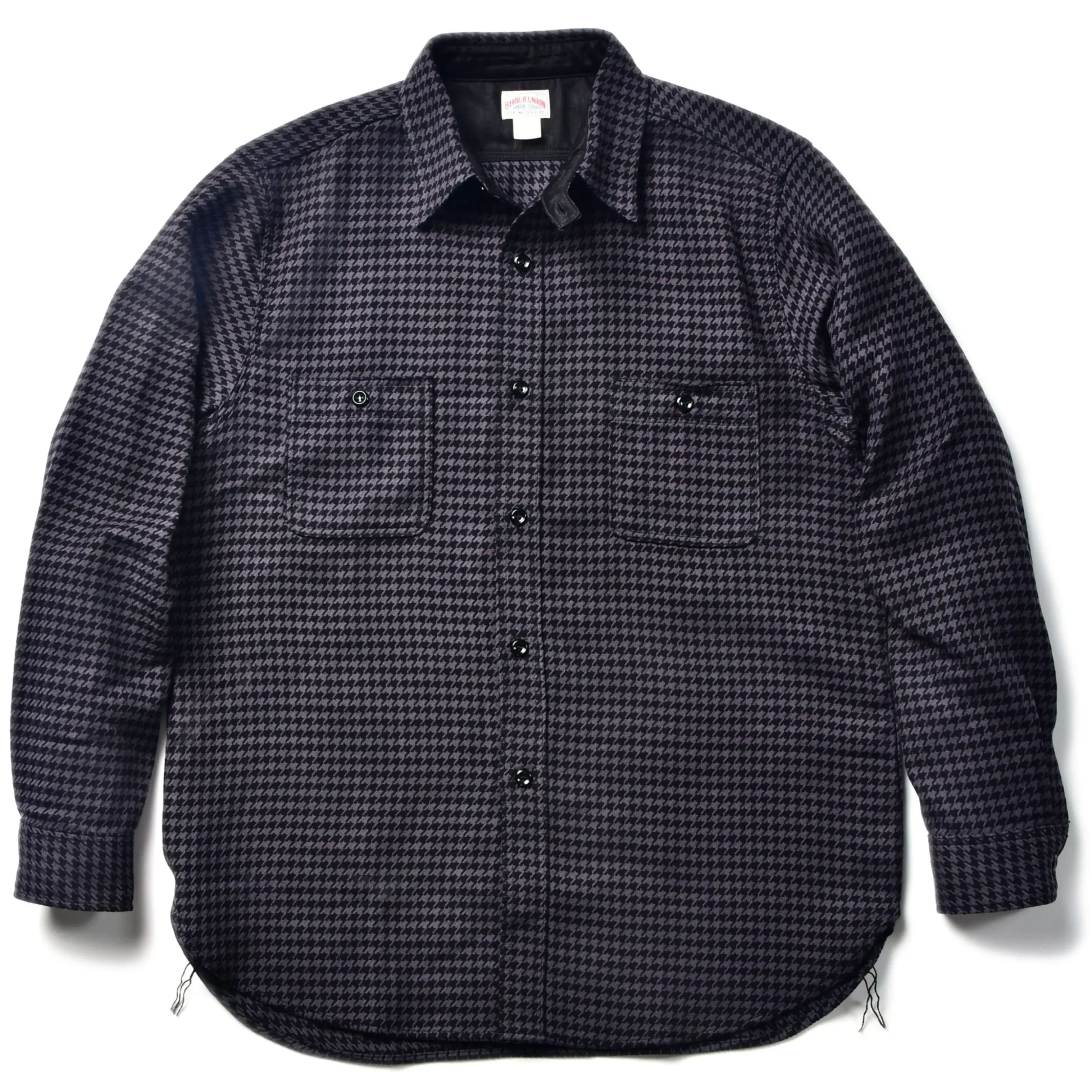 Shirts-Joe McCoy 8Hu Houndstooth Flannel Shirt 025 Chale