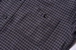 Shirts-Joe McCoy 8Hu Houndstooth Flannel Shirt 025 Chale