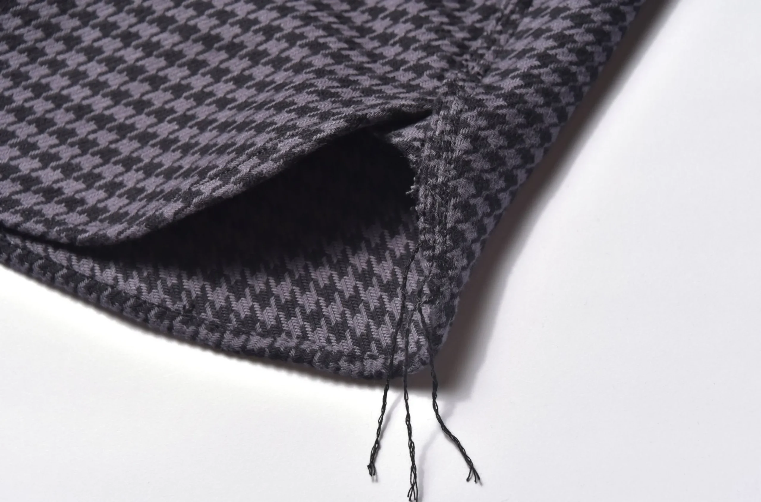 Shirts-Joe McCoy 8Hu Houndstooth Flannel Shirt 025 Chale
