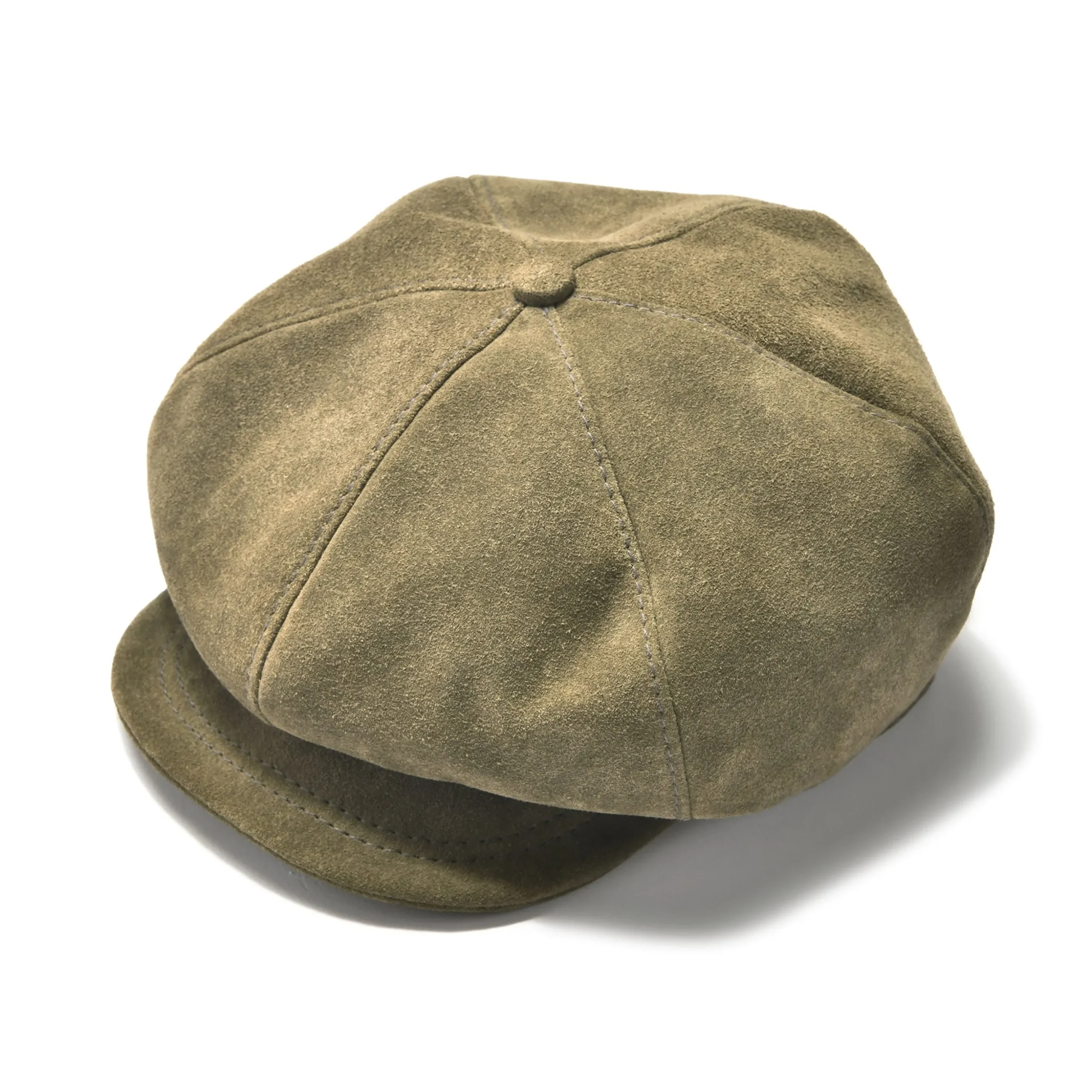 Hats-Joe McCoy 8Hu Leather Cap 057 O.Brown