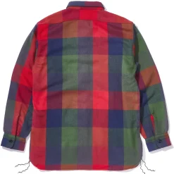 Shirts-Joe McCoy 8Hu Multicolor Check Flannel Shirt Tri Color