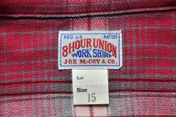 Shirts-Joe McCoy 8Hu Ombre Check Summer Flannel Shirt 080 Pink