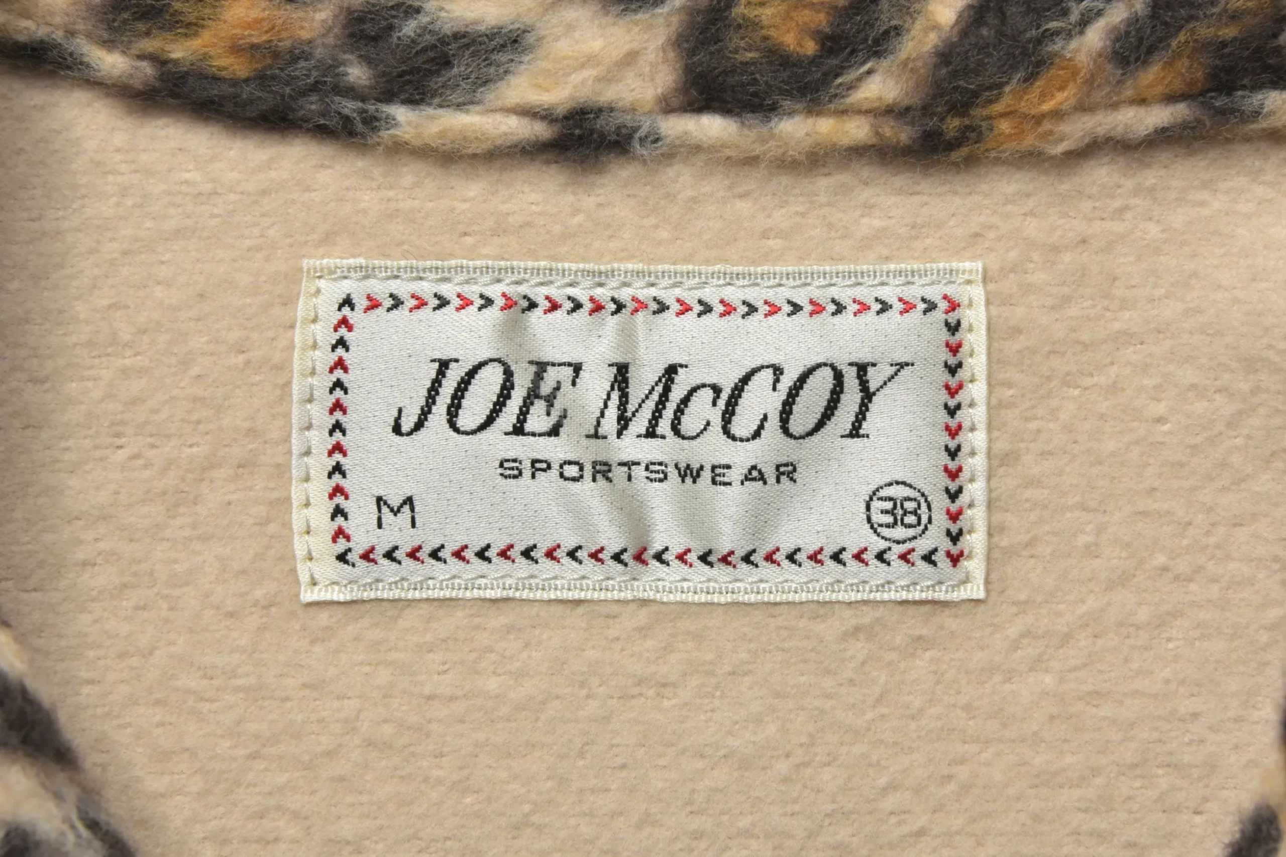Shirts-Joe McCoy Jm Leopard Fur Open Collar Shirt Beige