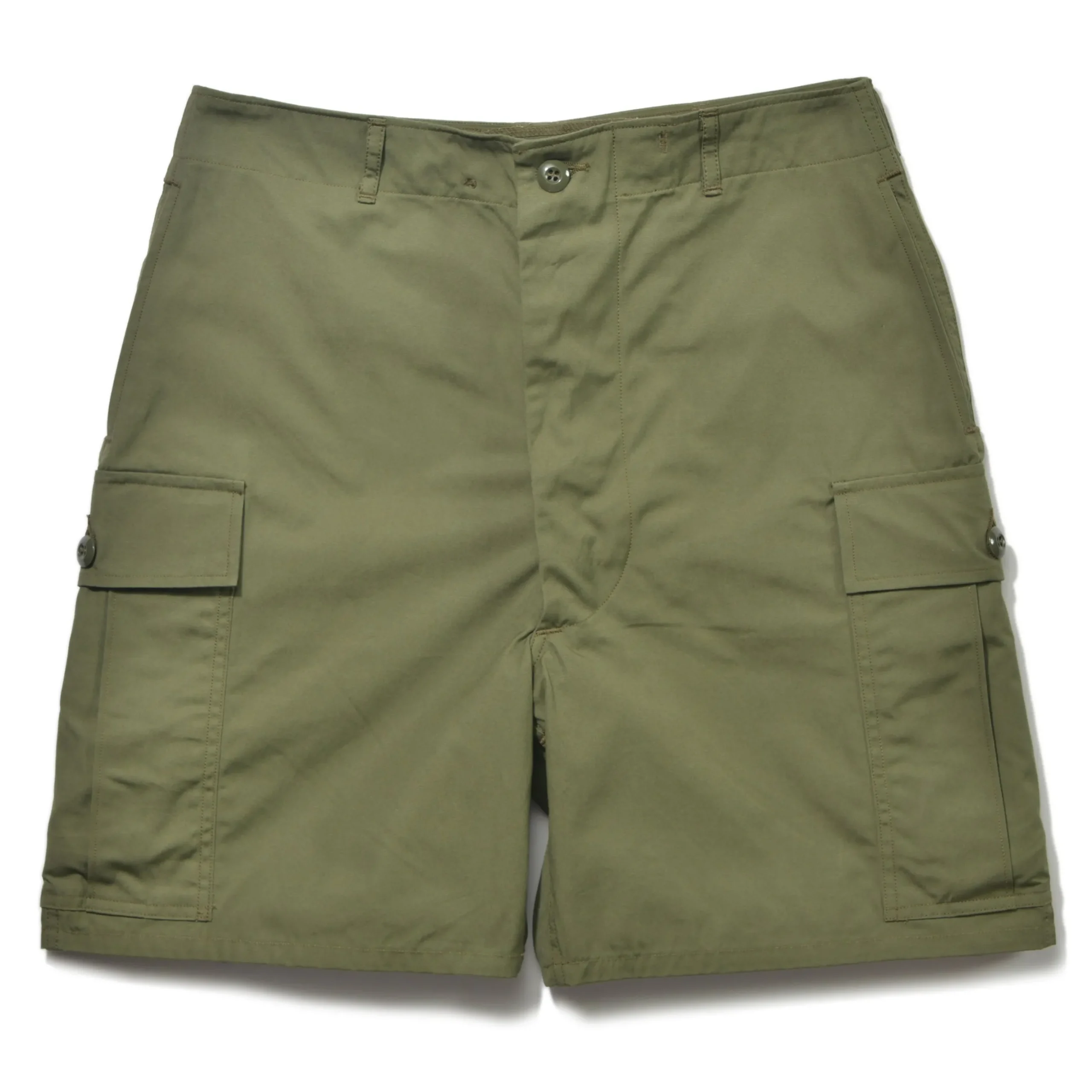 Shorts-The Real McCoy's Jungle Fatigue Shorts (Model 220) 150 Olive