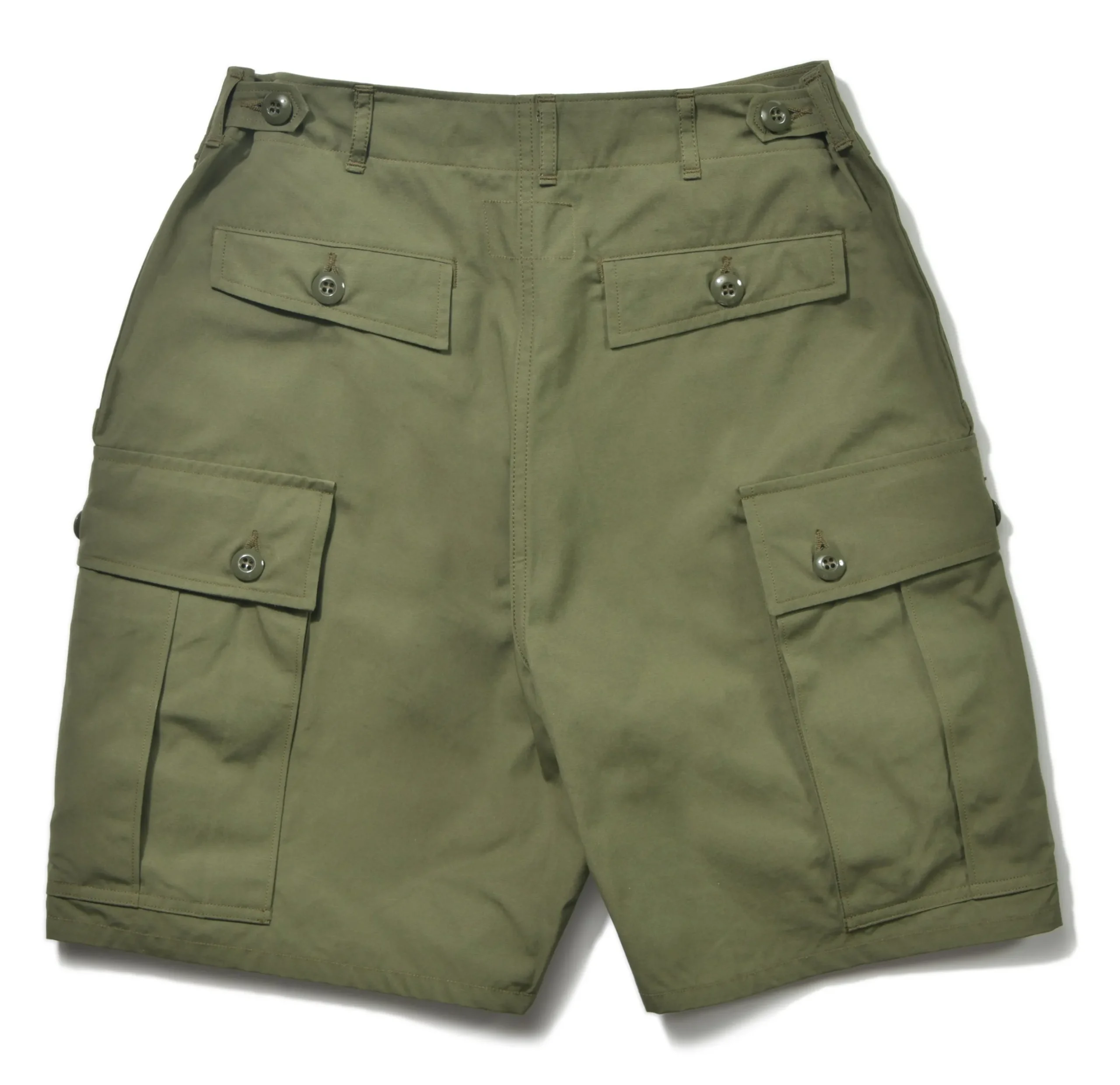 Shorts-The Real McCoy's Jungle Fatigue Shorts (Model 220) 150 Olive
