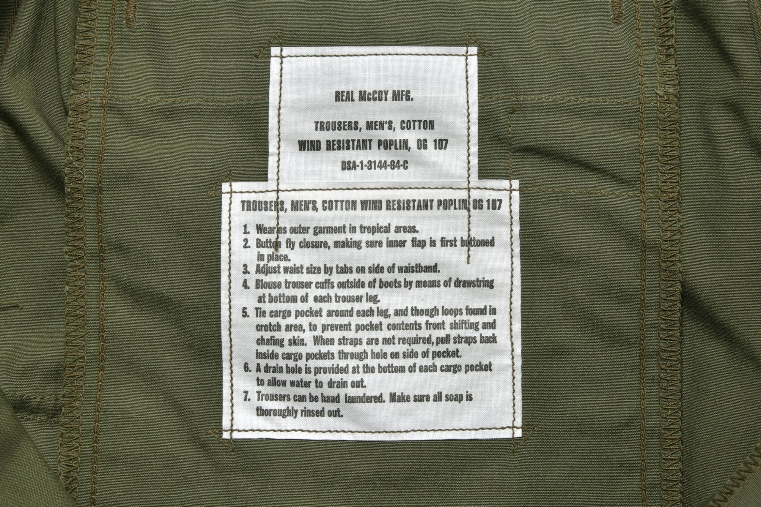 Shorts-The Real McCoy's Jungle Fatigue Shorts (Model 220) 150 Olive