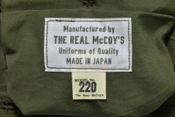 Shorts-The Real McCoy's Jungle Fatigue Shorts (Model 220) 150 Olive