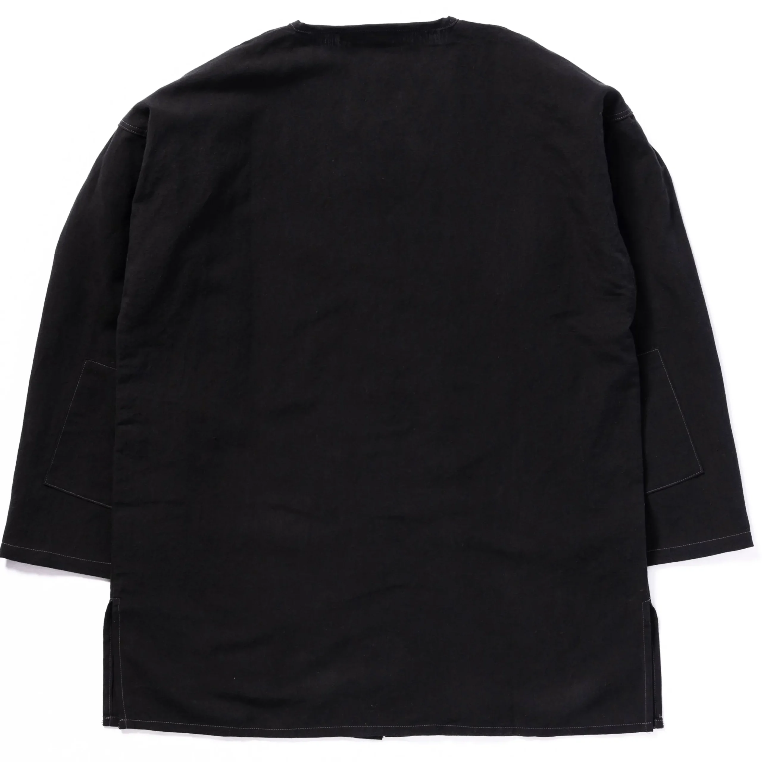 Shirts-The Real McCoy's Junk Force Pajama Shirt Black