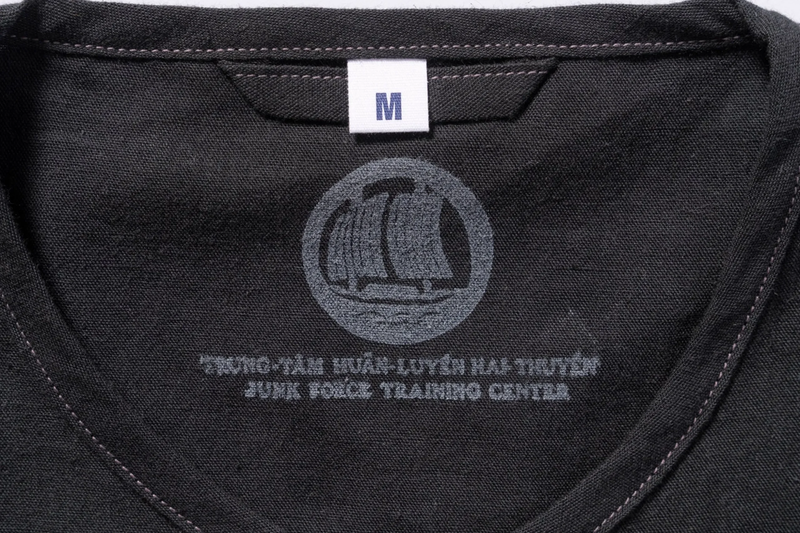 Shirts-The Real McCoy's Junk Force Pajama Shirt Black