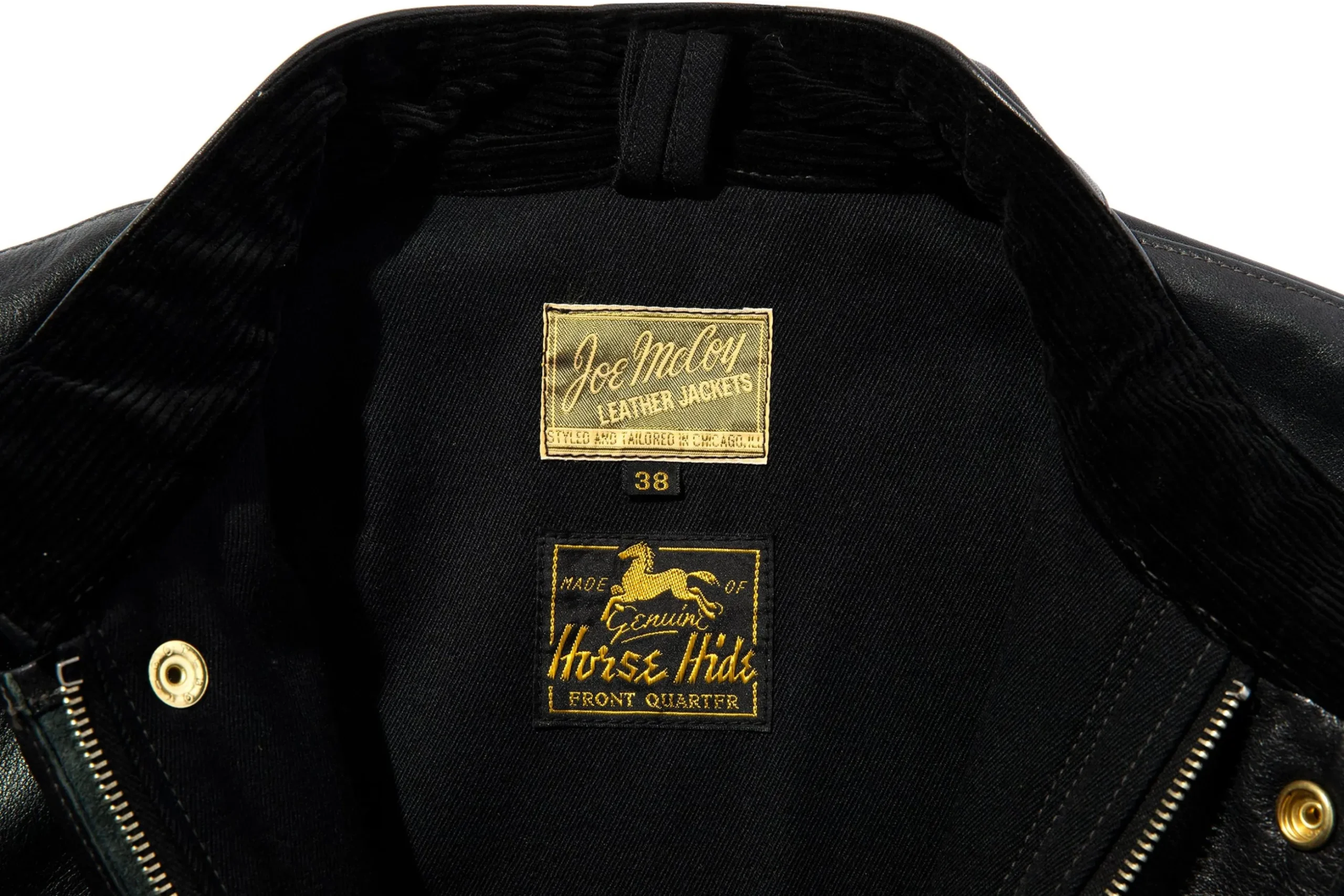 Leather-Joe McCoy Leather Enduro Trial Jacket Black
