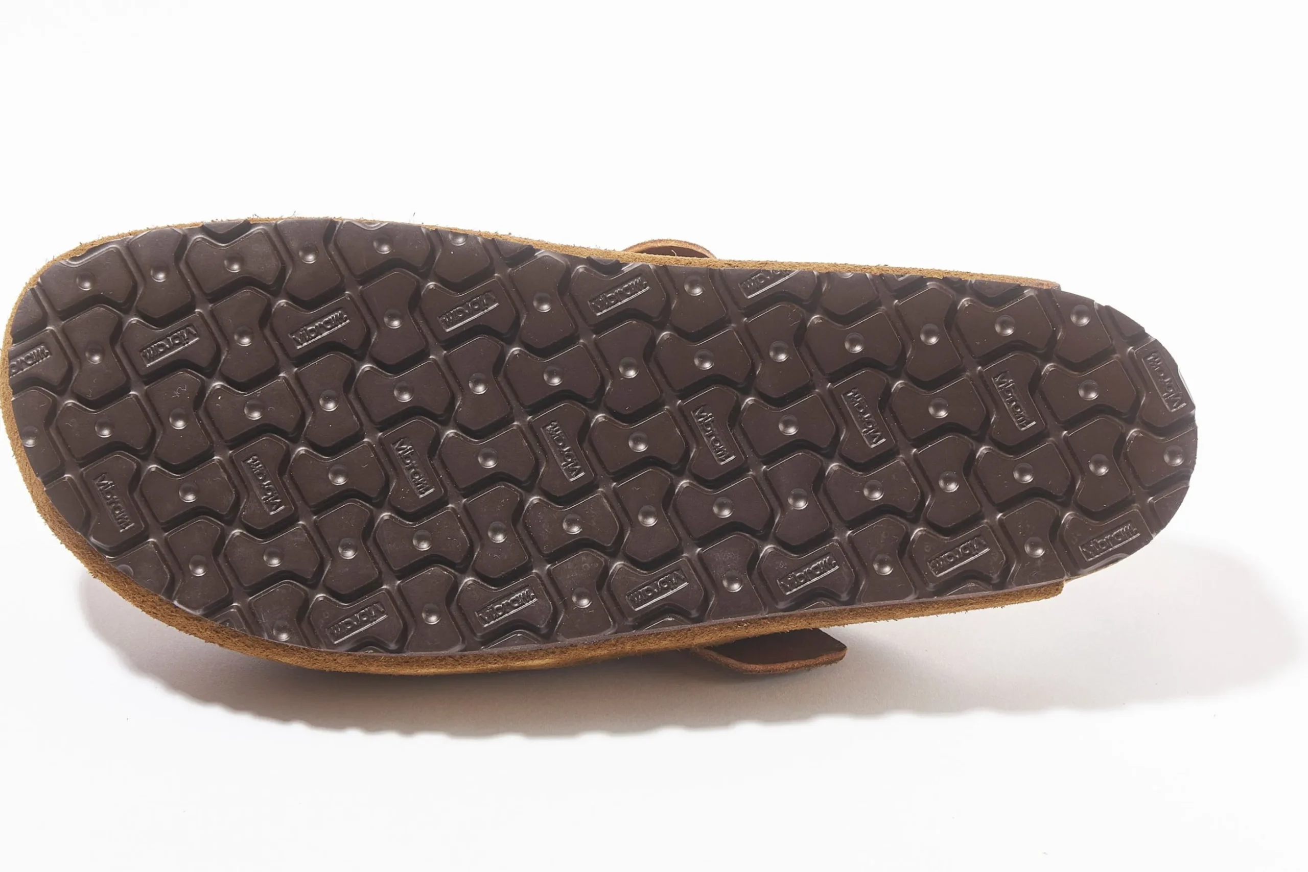 Footwear-Joe McCoy Leather Foot-Support Clogs 053 Raw Sienna