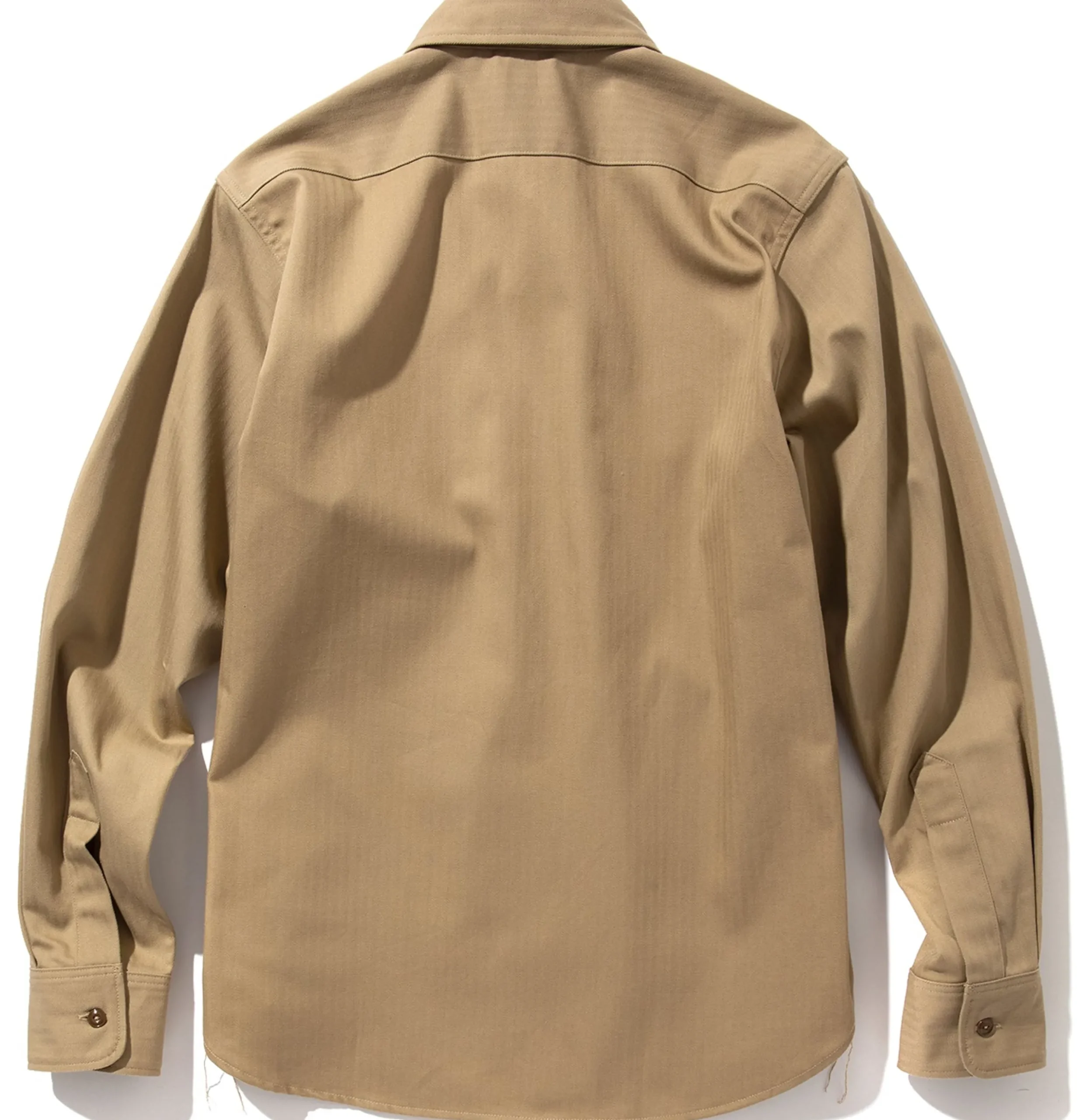 Shirts-The Real McCoy's M-38 Khaki Shirt 040 Khaki