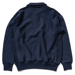 Sweatshirts-The Real McCoy's Military 1/4 Zip Sweatshirt / Usafa Navy
