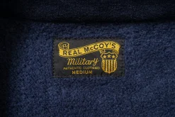 Sweatshirts-The Real McCoy's Military 1/4 Zip Sweatshirt / Usafa Navy
