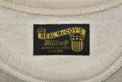 Sweatshirts-The Real McCoy's Military Pocket Sweatshirt 013 Oatmeal