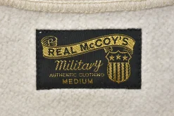 Sweatshirts-The Real McCoy's Military Print Sweatshirt / Hmc Tanker Oatmeal